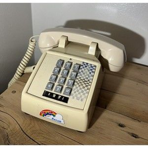 Cortelco 250013-MBA-44M Desk Corded Vintage Push Button ITT Phone